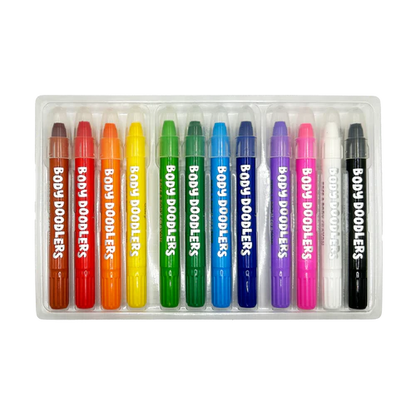 Body Doodlers - Face & Body Crayons - Set of 12