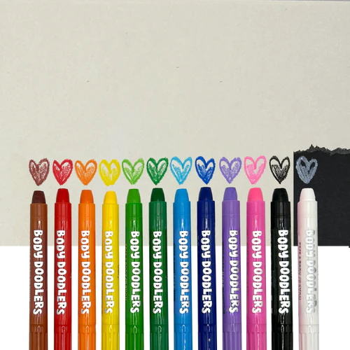 Body Doodlers - Face & Body Crayons - Set of 12