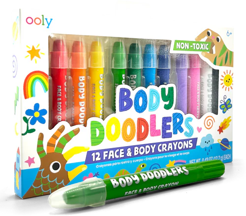 Body Doodlers - Face & Body Crayons - Set of 12