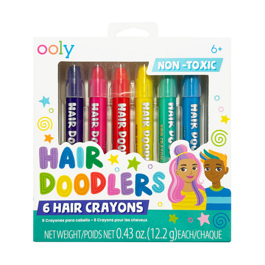 Hair Doodlers Hair Crayons - Set of 6