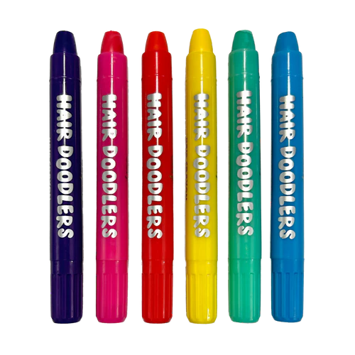 Hair Doodlers Hair Crayons - Set of 6