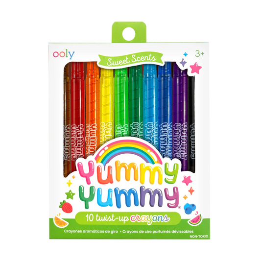 Yummy Yummy Scented Twist-up Crayons (10 Set)