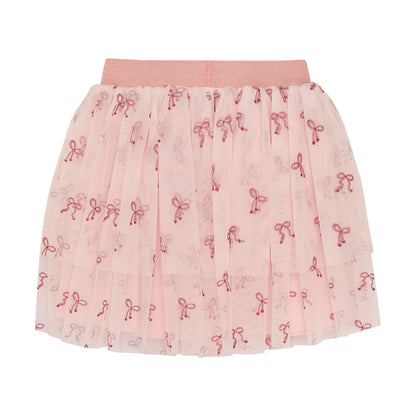 Pink Glitter Bow Skirt