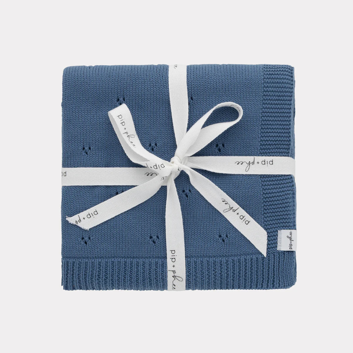 Dusk Cotton Knit Blanket