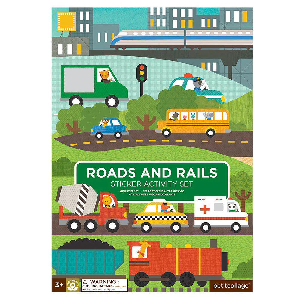 Roads + Rails Sticker Activity Set