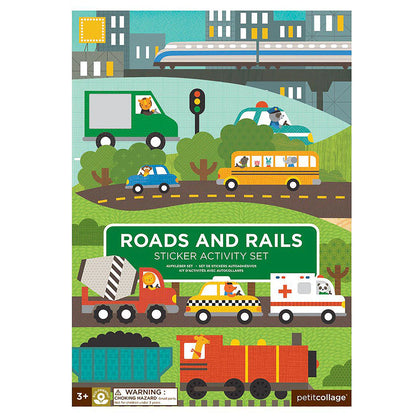 Roads + Rails Sticker Activity Set