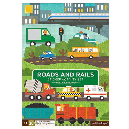 Roads + Rails Sticker Activity Set