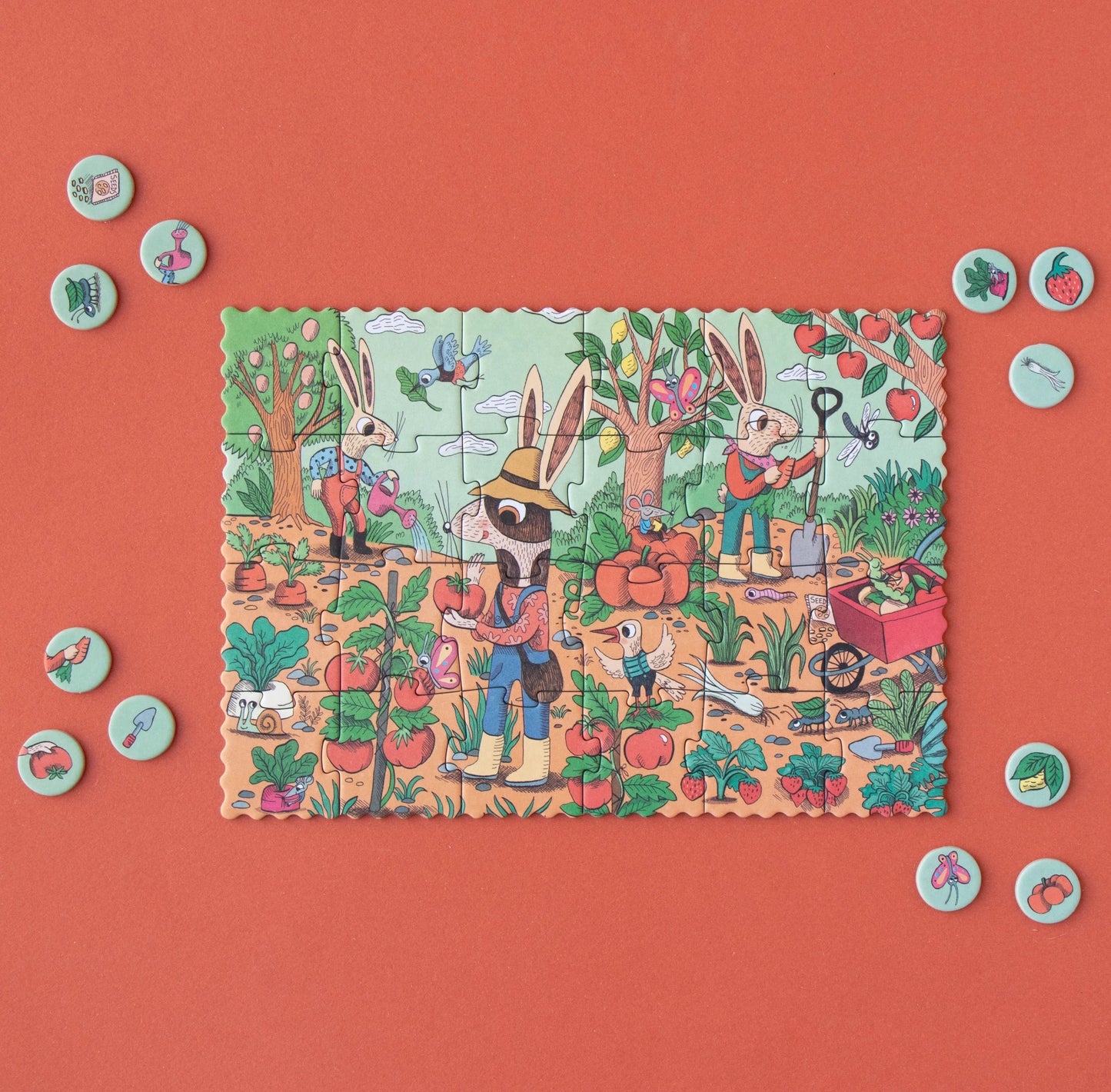 Garden tiny puzzle 24pc