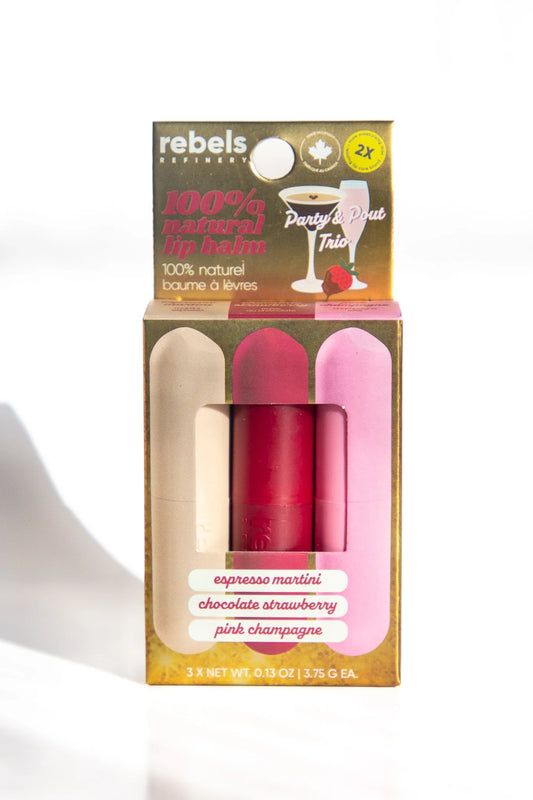 Party & Pout Trio Lip Balm