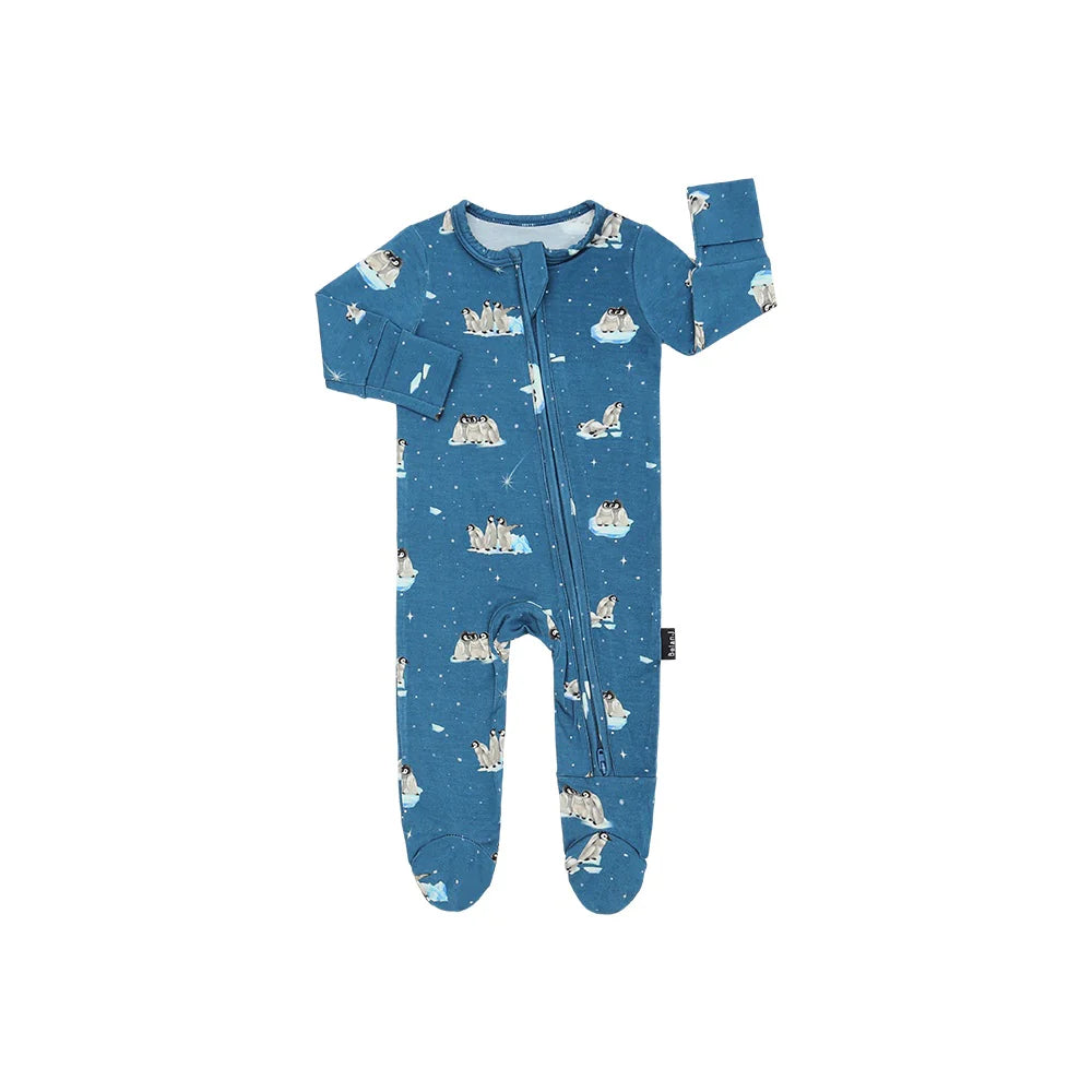 Penguins (Night Sky) Sleeper/Romper