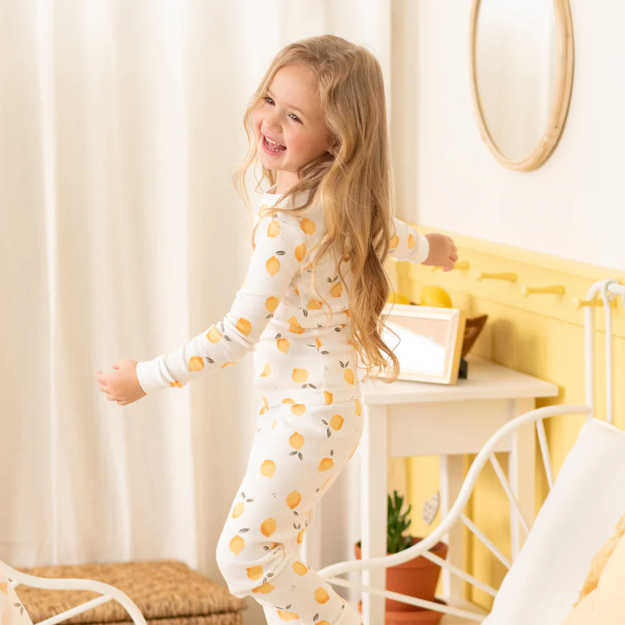 Lemon Print PJ Set