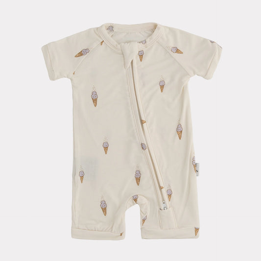 Ice Cream Bamboo Shortie Playsuits