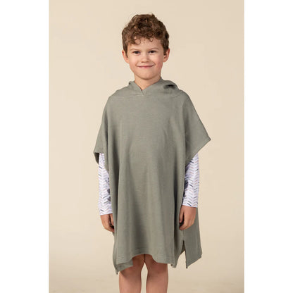 Sage Green Waffle Beach Poncho