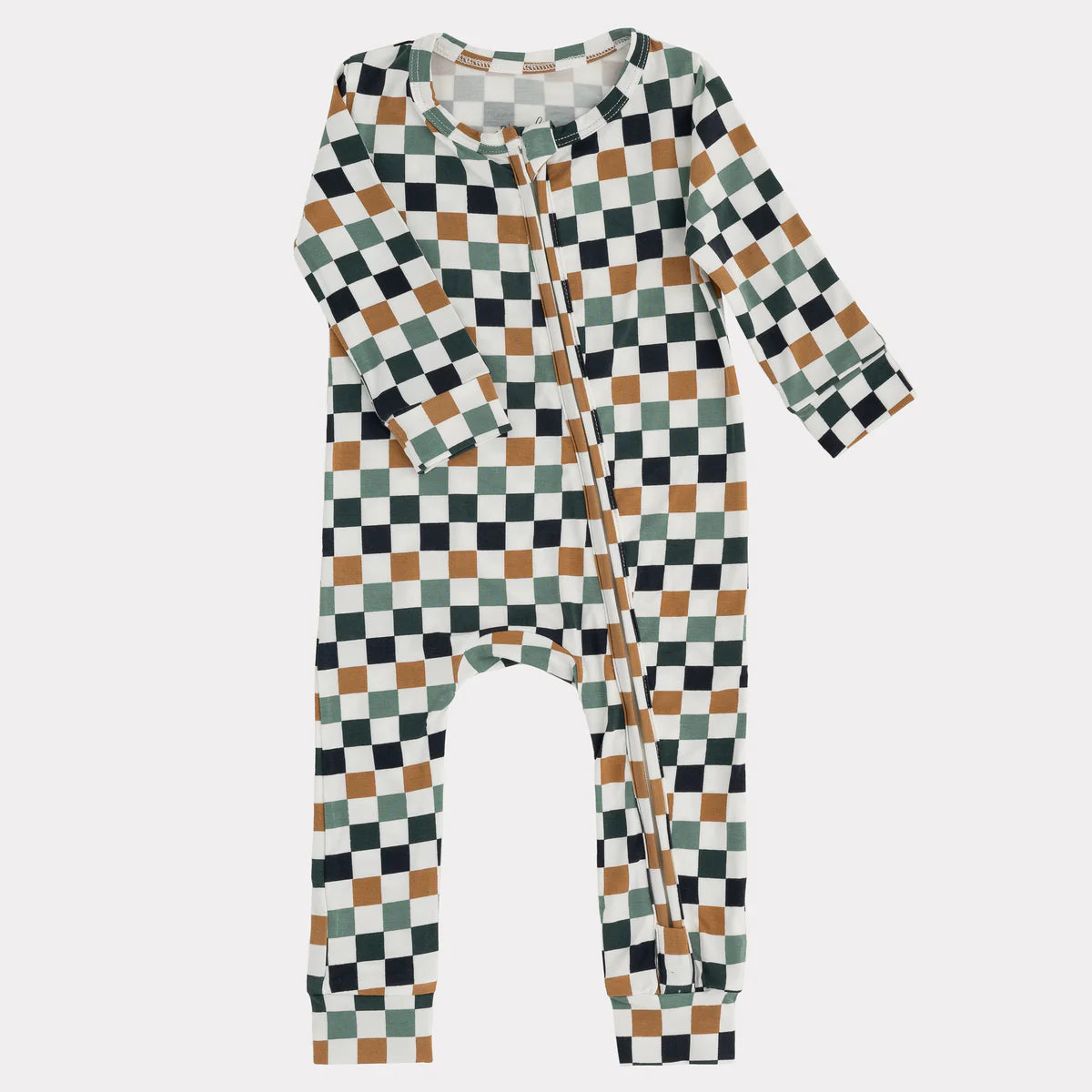 Multi Check Sleeper/Romper