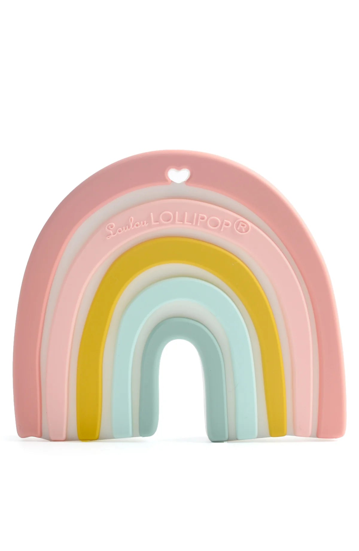 Pastel Rainbow Silicone Teether