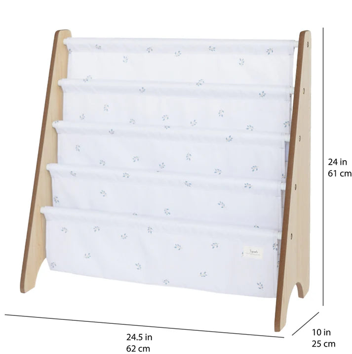 Blueberry Ivory Book Rack