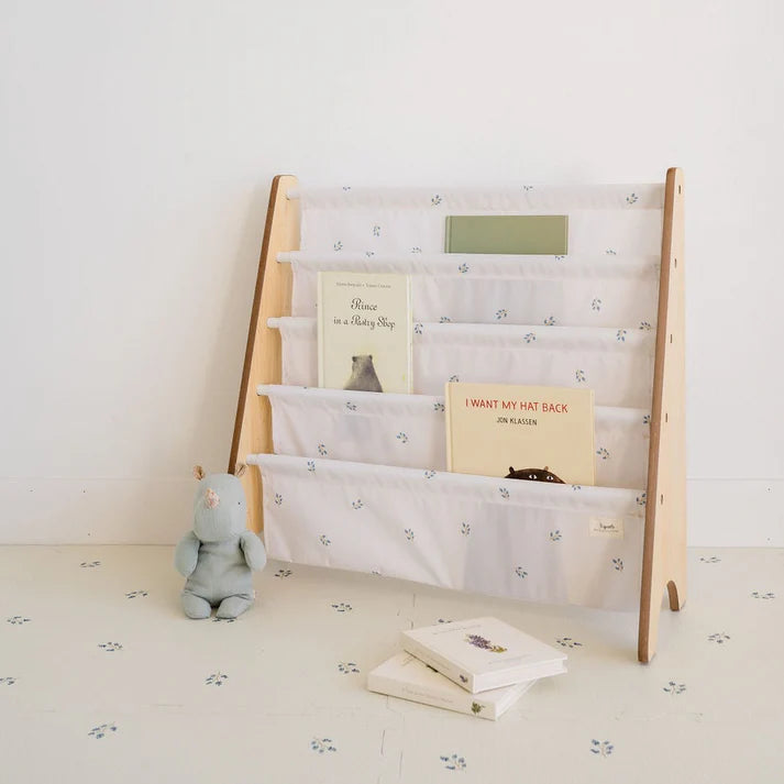 Blueberry Ivory Book Rack