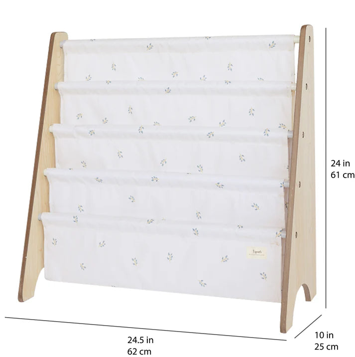 Blueberry Taupe Book Rack
