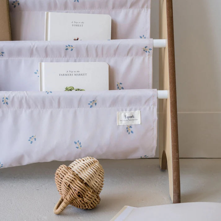 Blueberry Taupe Book Rack