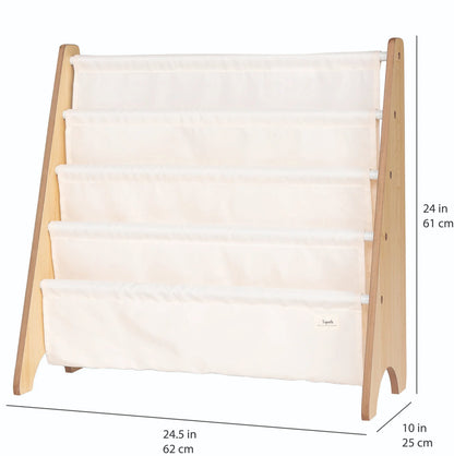 Cream Book Rack