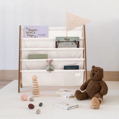 Cream Book Rack