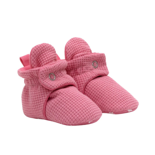 Pink Waffle Booties