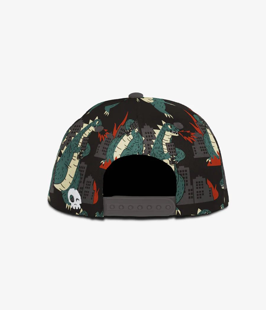 Reptile Rampage Snapback - Black