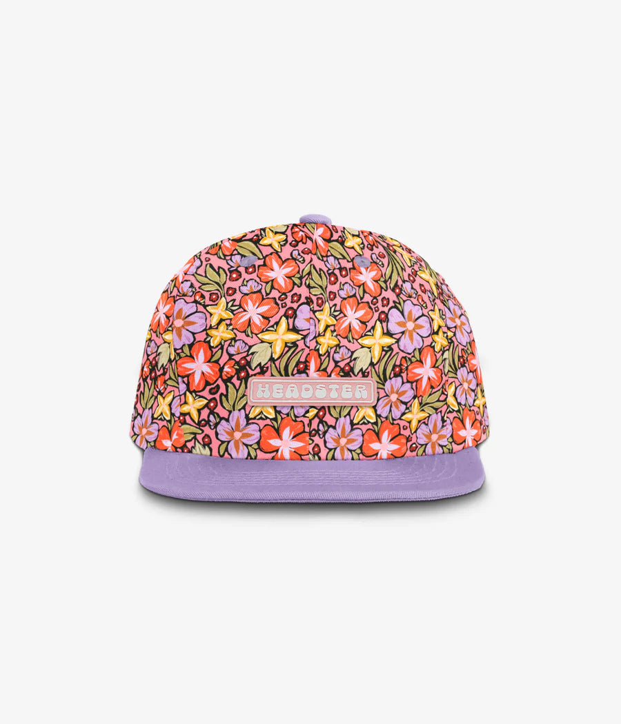 Retro Bloom Snapback - Peaches