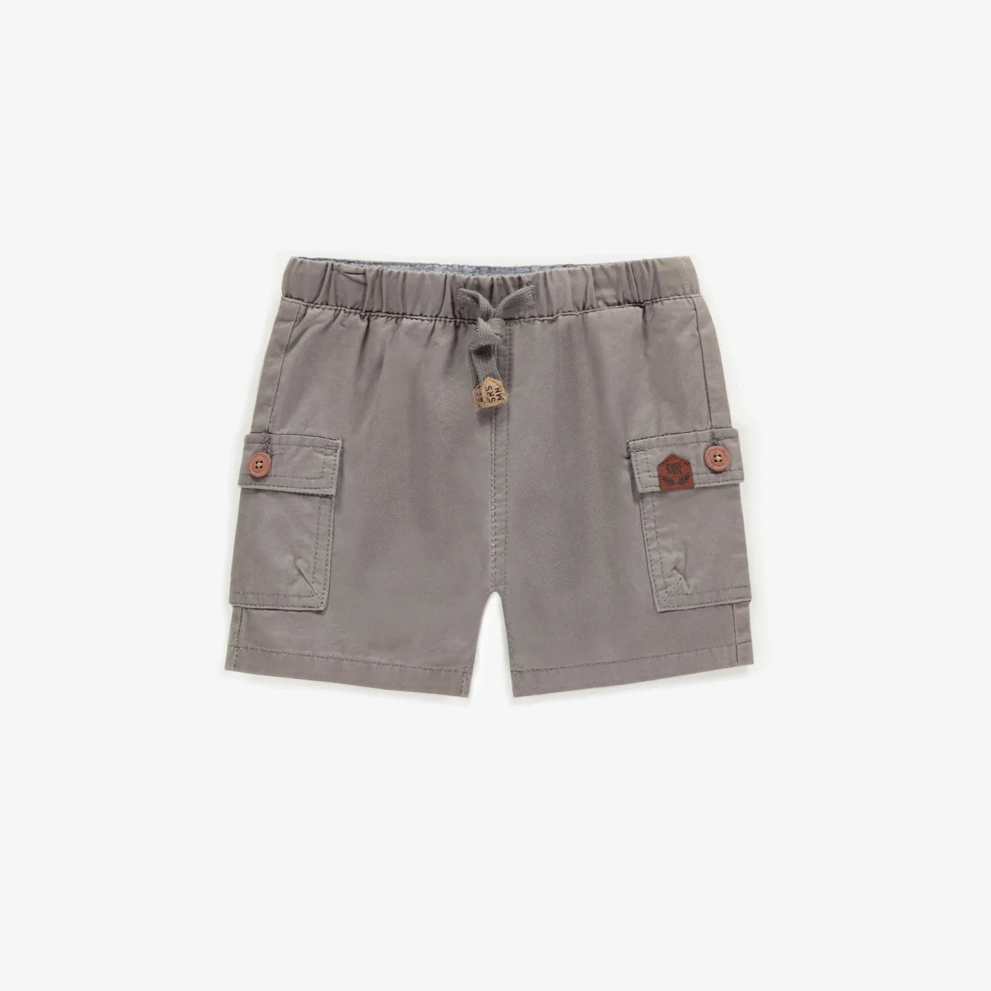 Grey Twill Shorts