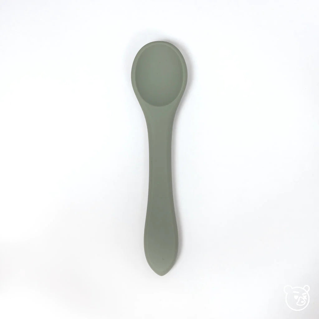 Sage Silicone Spoon