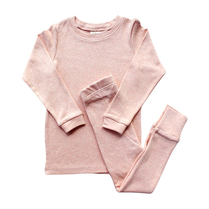 Organic Kids' Pajamas - Pink Melange