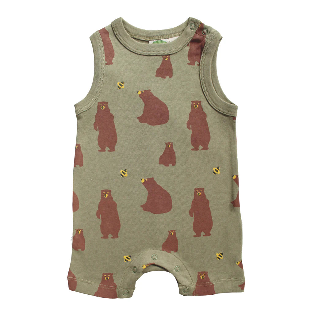Bears Organic Tank Rompers