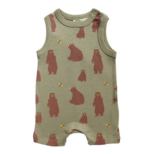 Bears Organic Tank Rompers