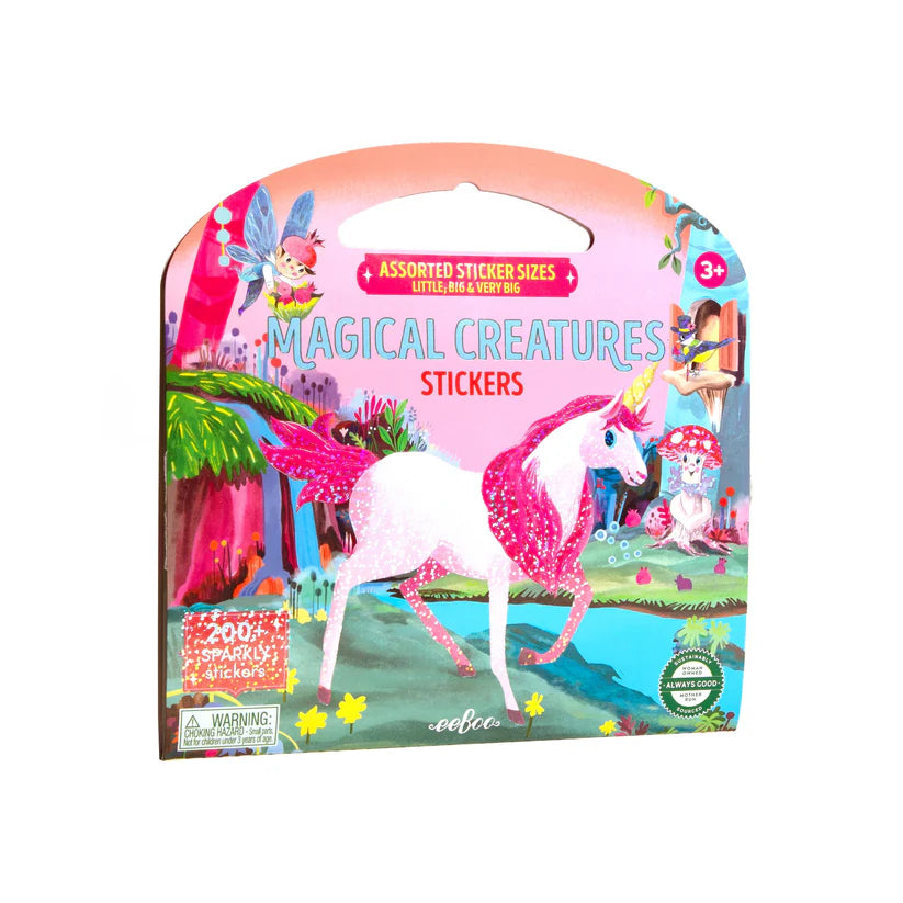 Magical Creatures Shiny Sticker Book