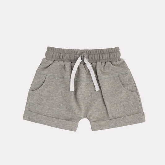 Heather Grey Essential Harem Shorts