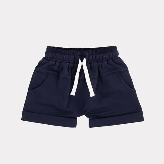 Navy Harem Shorts