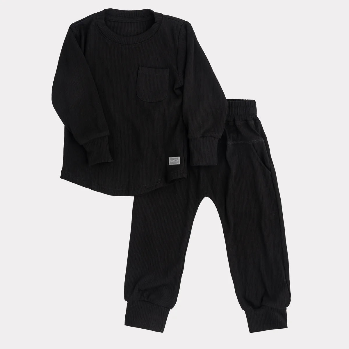 Ribbed Everyday Set - Black