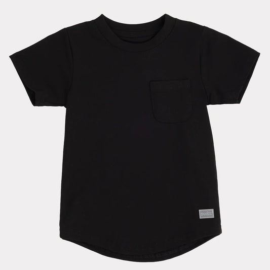 Black Lightweight Pocket T-Shirt