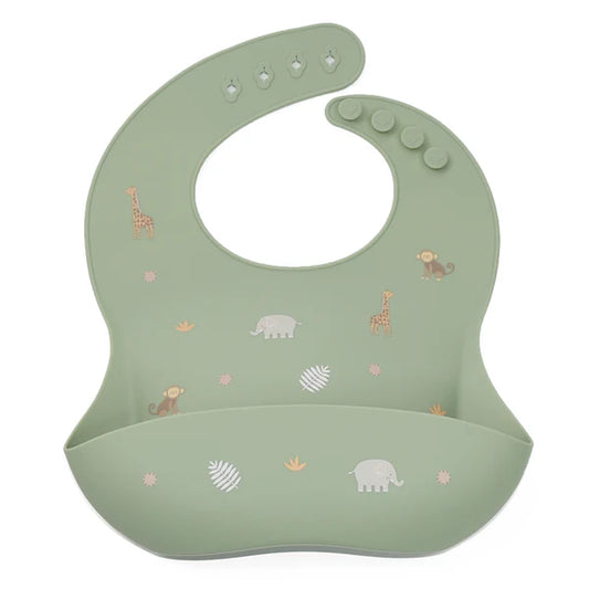 Silicone Bib - Safari