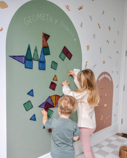 *NEW MAGIC GRIP BACKING* JUMBO Magic Playwall - Arch Magnetic Wall Decal for Kids