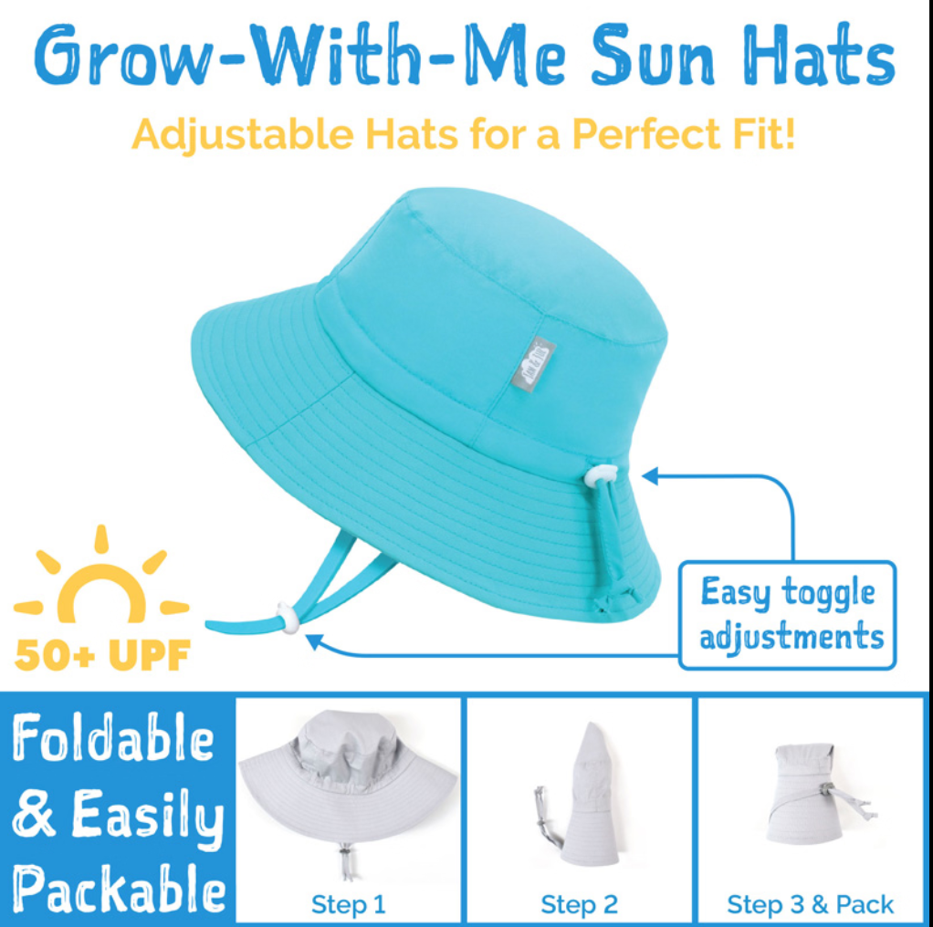 Aqua-Dry Bucket Hats | White
