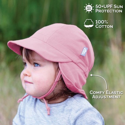Rose Quarts Sun Soft Baby Caps