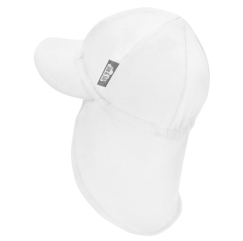 Sun Soft Baby Caps | White