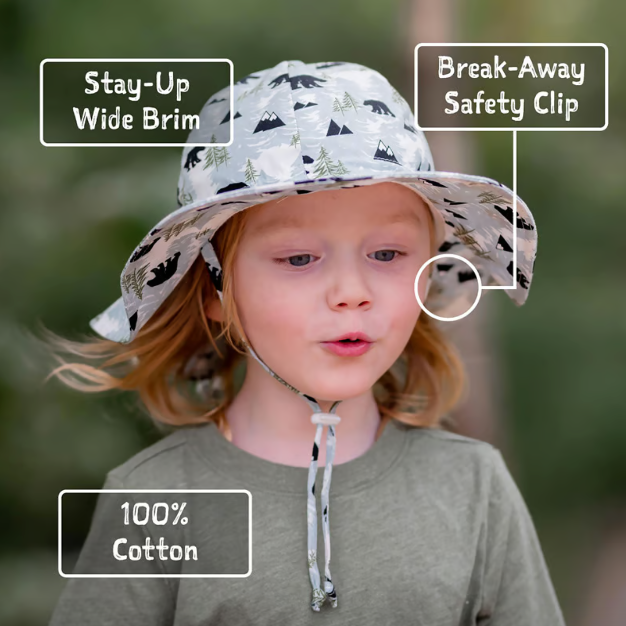 Cotton Floppy Hat - Prairie Flowers