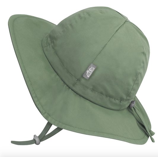 Cotton Floppy Hat - Juniper Green