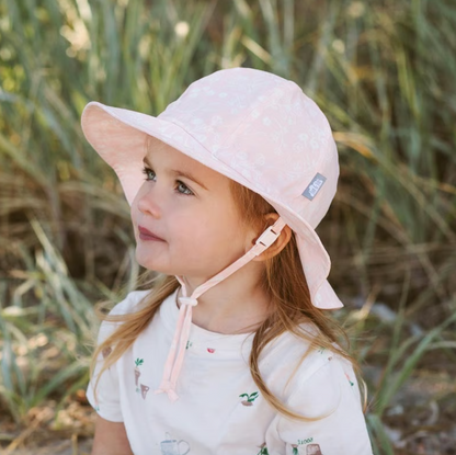 Cotton Floppy Hat - Prairie Flowers