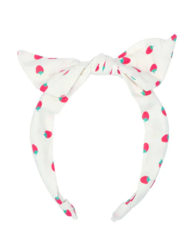 Strawberry Tie Headband