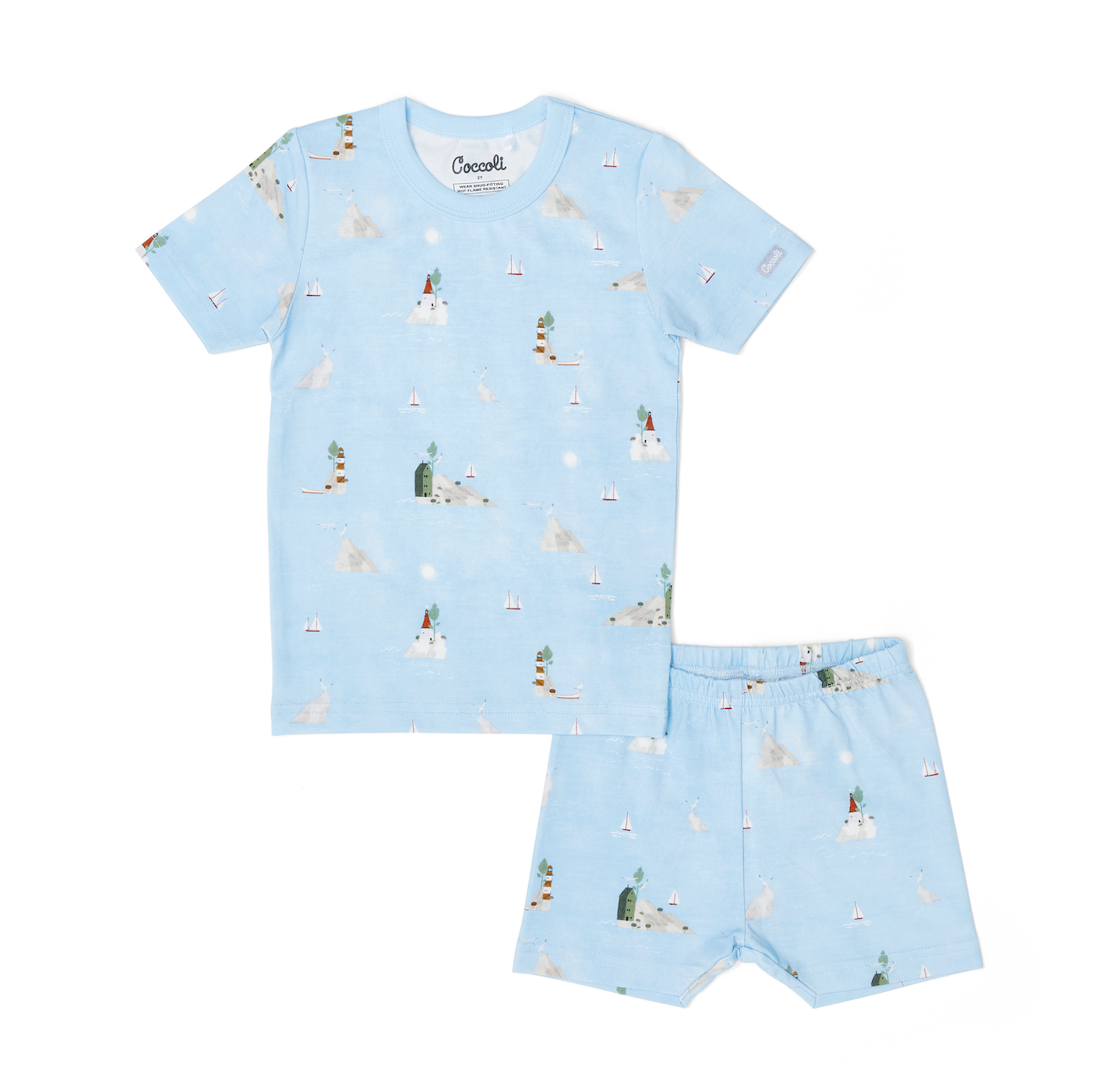 Blue Lighthouse Short Pajama