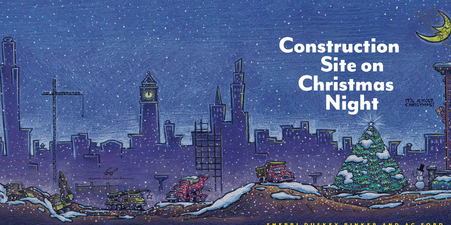 Construction Site on Christmas Night