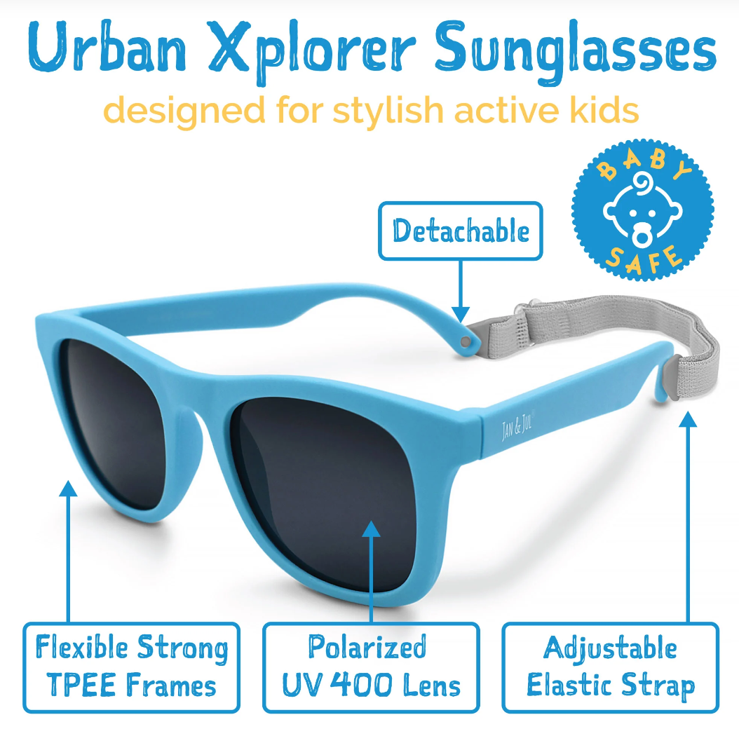 Sky Blue Urban Polarized Sunglasses